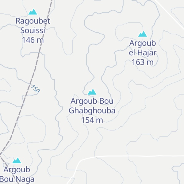 Map of Argoub Bou Ghabghouba
