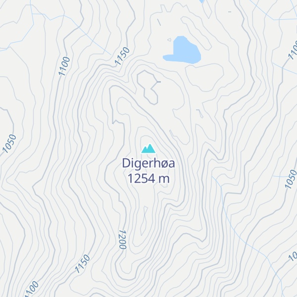 Map of Digerhøa