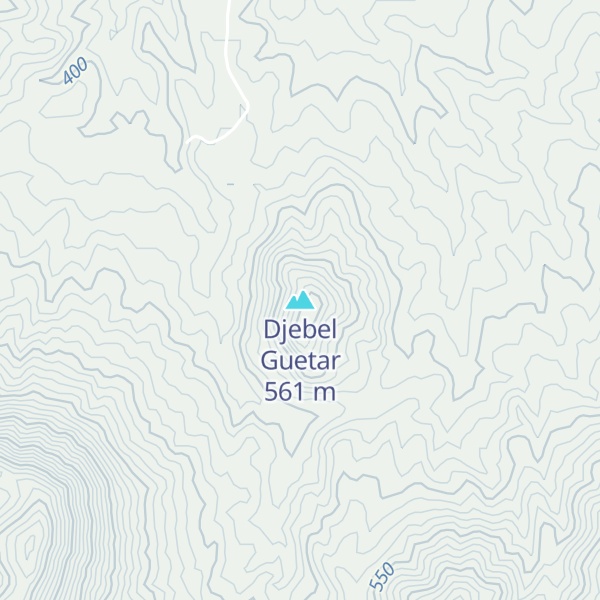 Map of Djebel Guetar