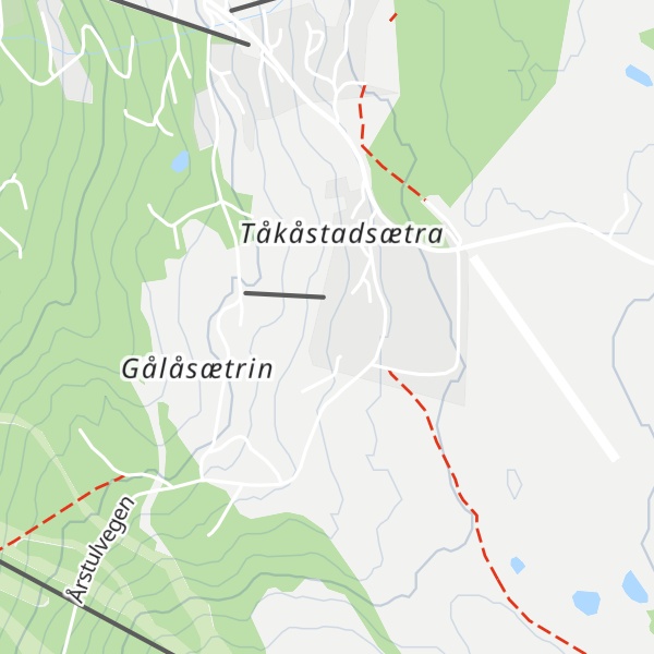 Map of Wadahl Høyfjellshotell