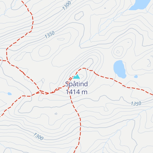 Map of Spåtind