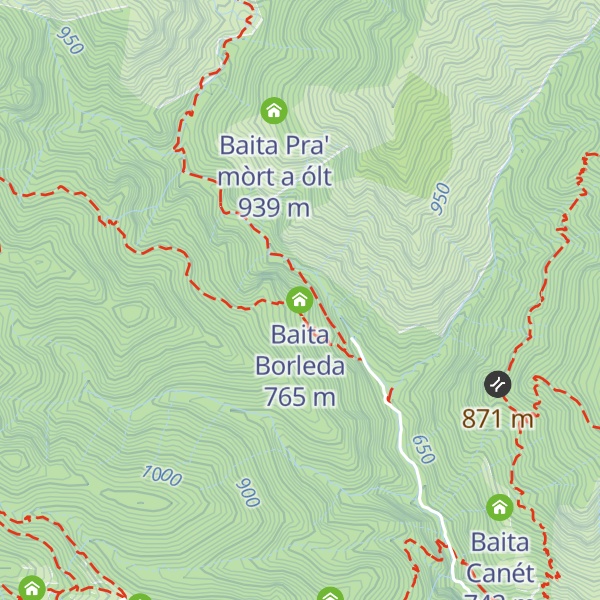 Map of Baita Borleda