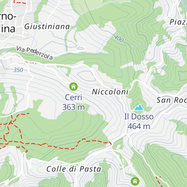 Map of La Bironda