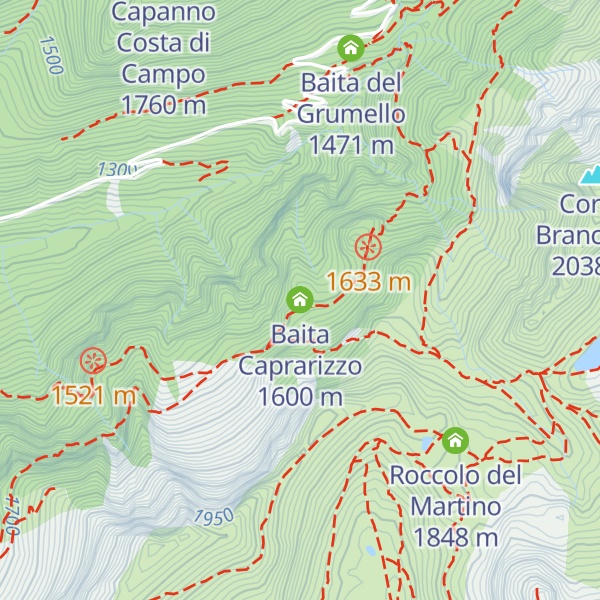 Map of Baita Caprarizzo