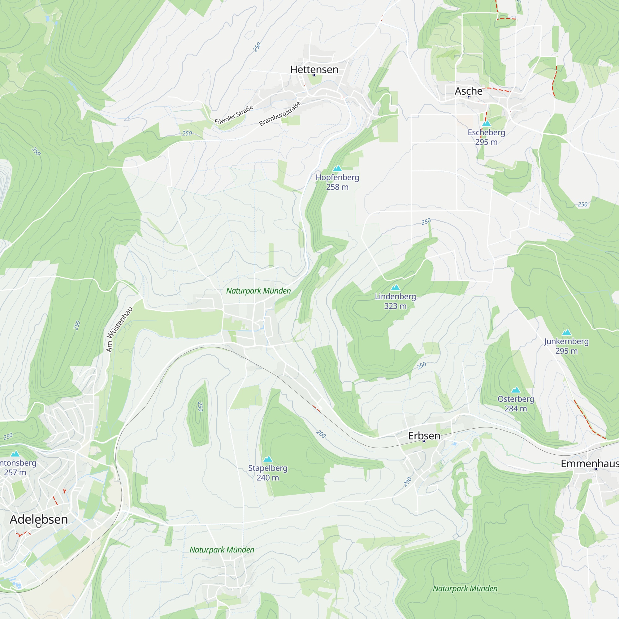 Mühlenberg-Hütte map