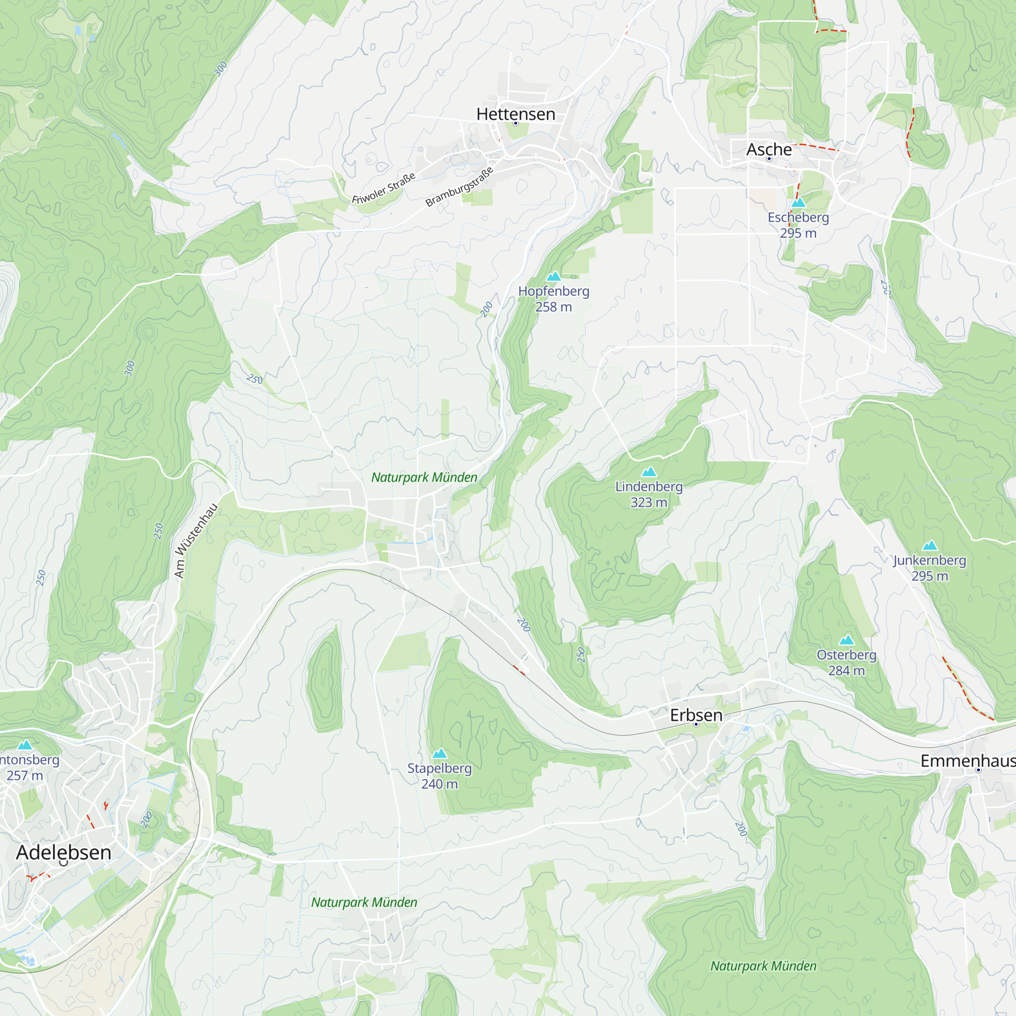 Mühlenberg-Hütte map