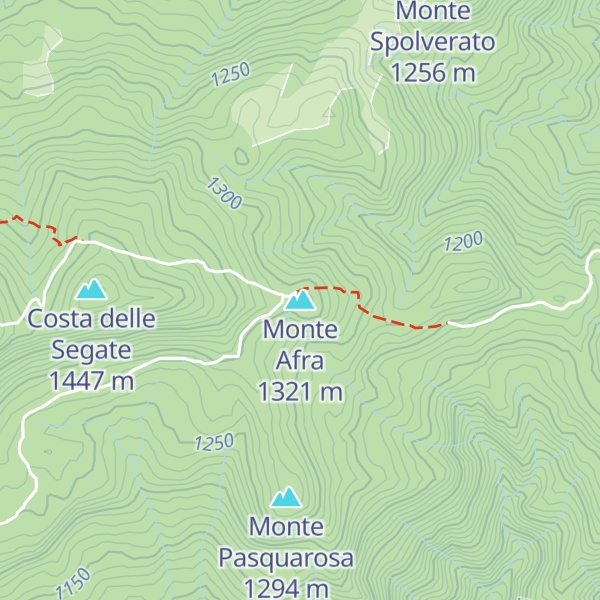 Map of Monte Afra