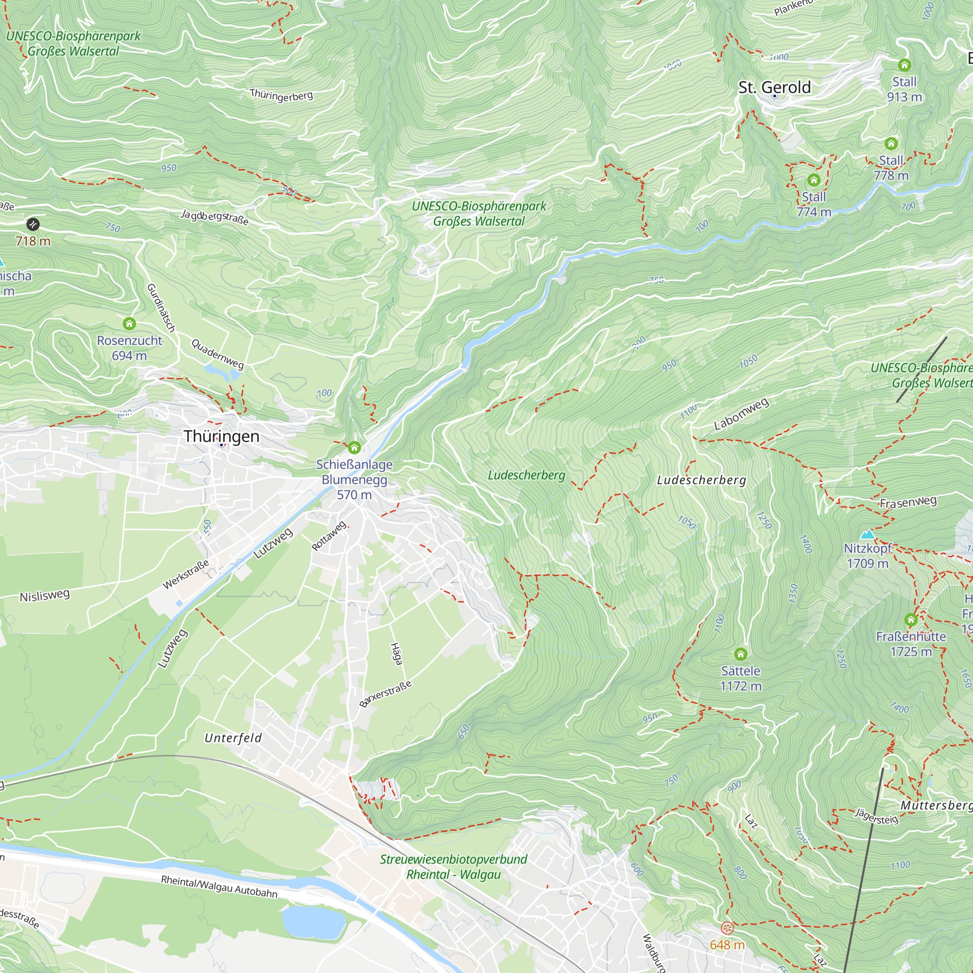 Ratzahütta map