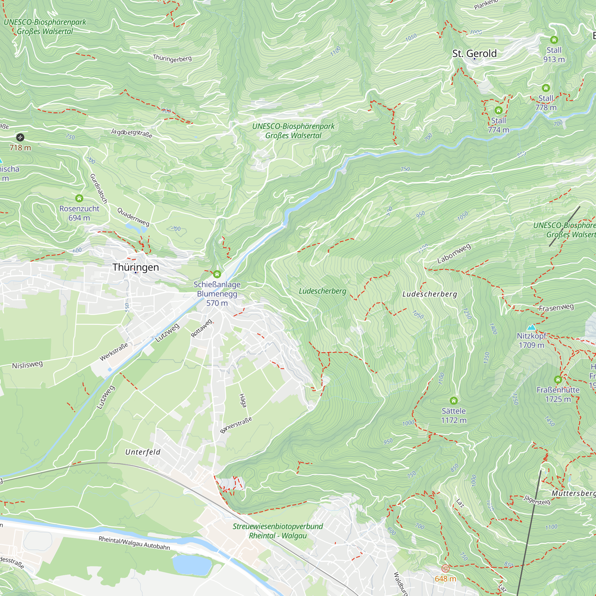 Ratzahütta map