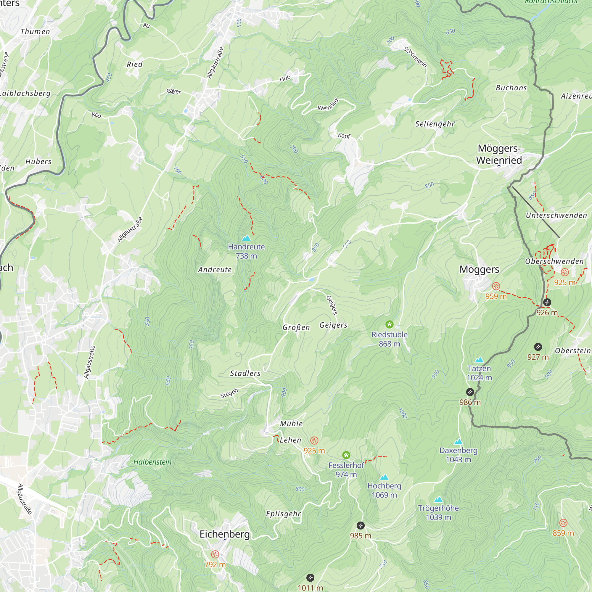 Berghof Stadler map