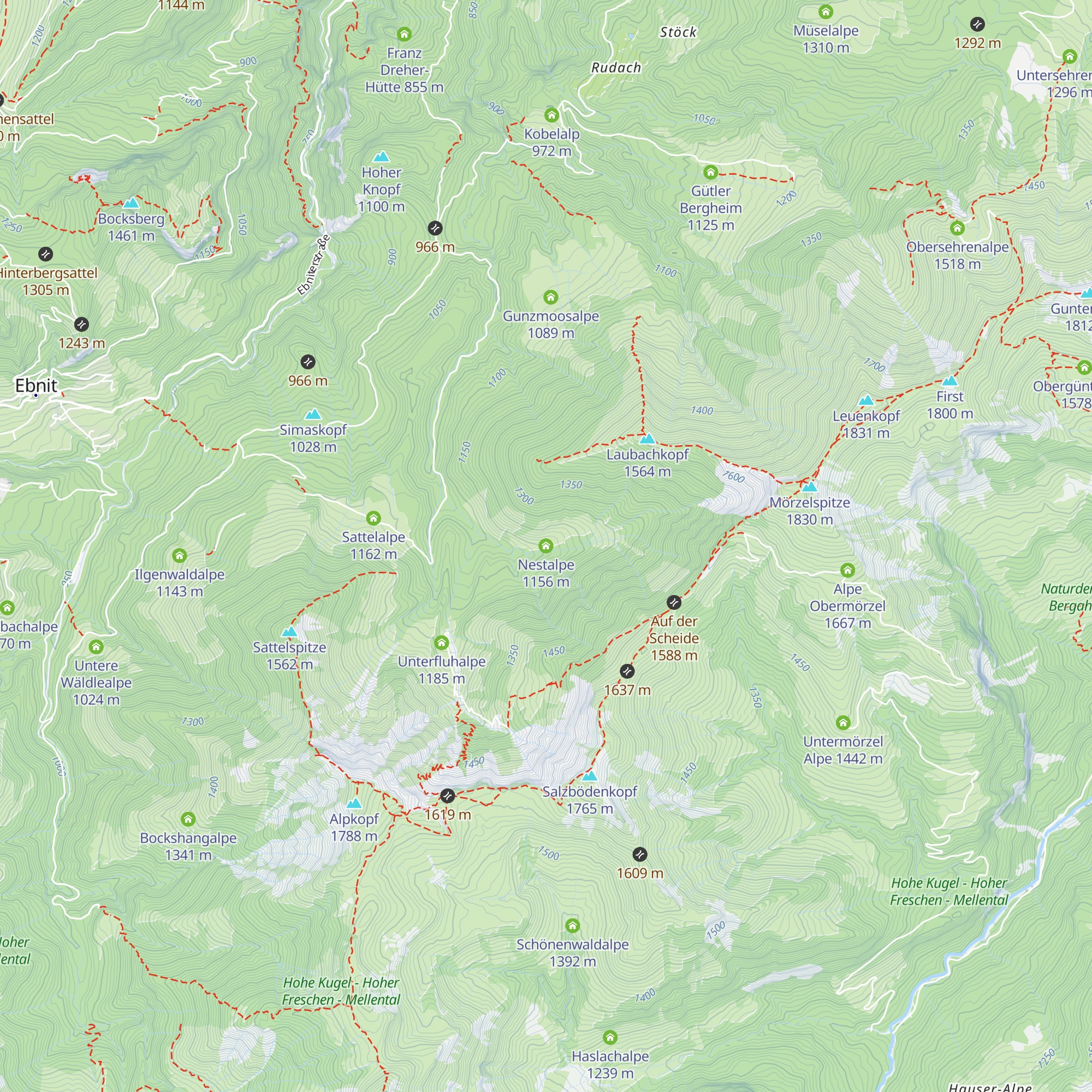 Nestalpe map