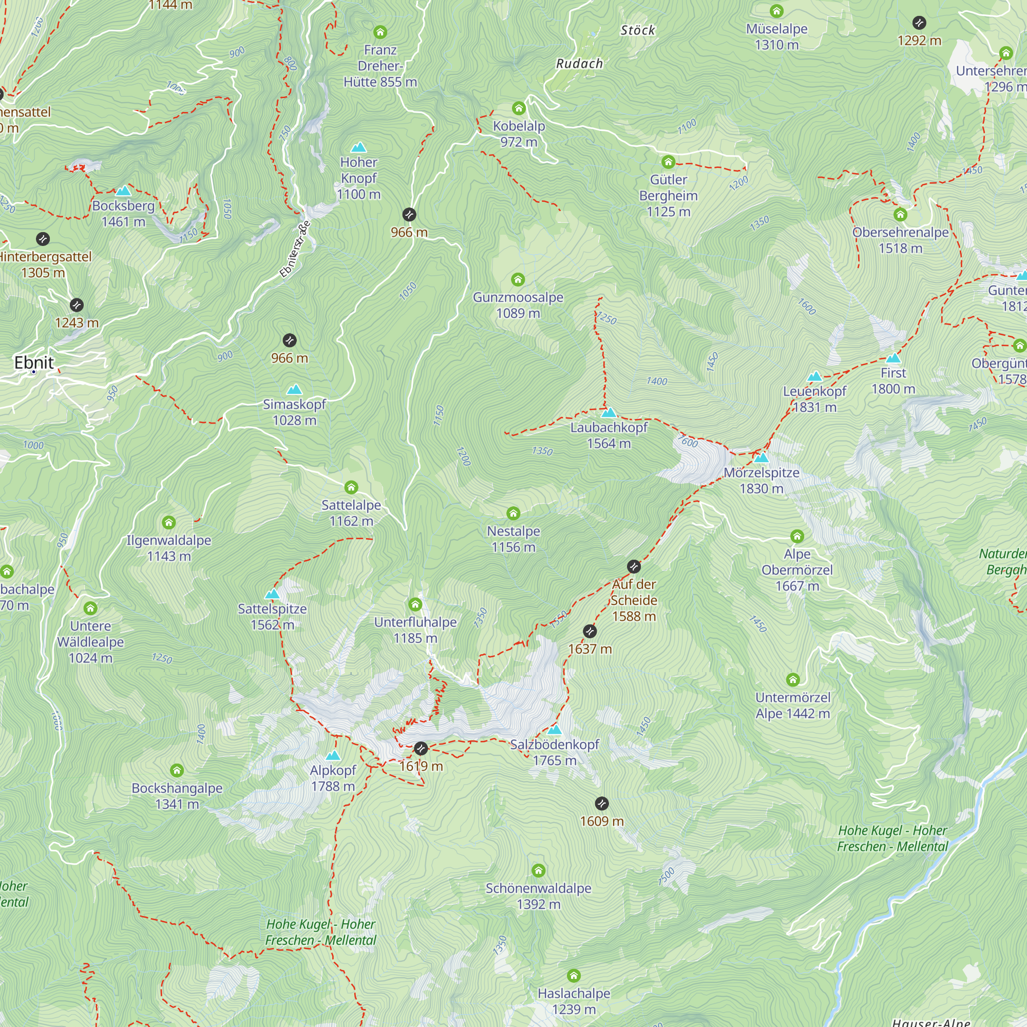 Nestalpe map