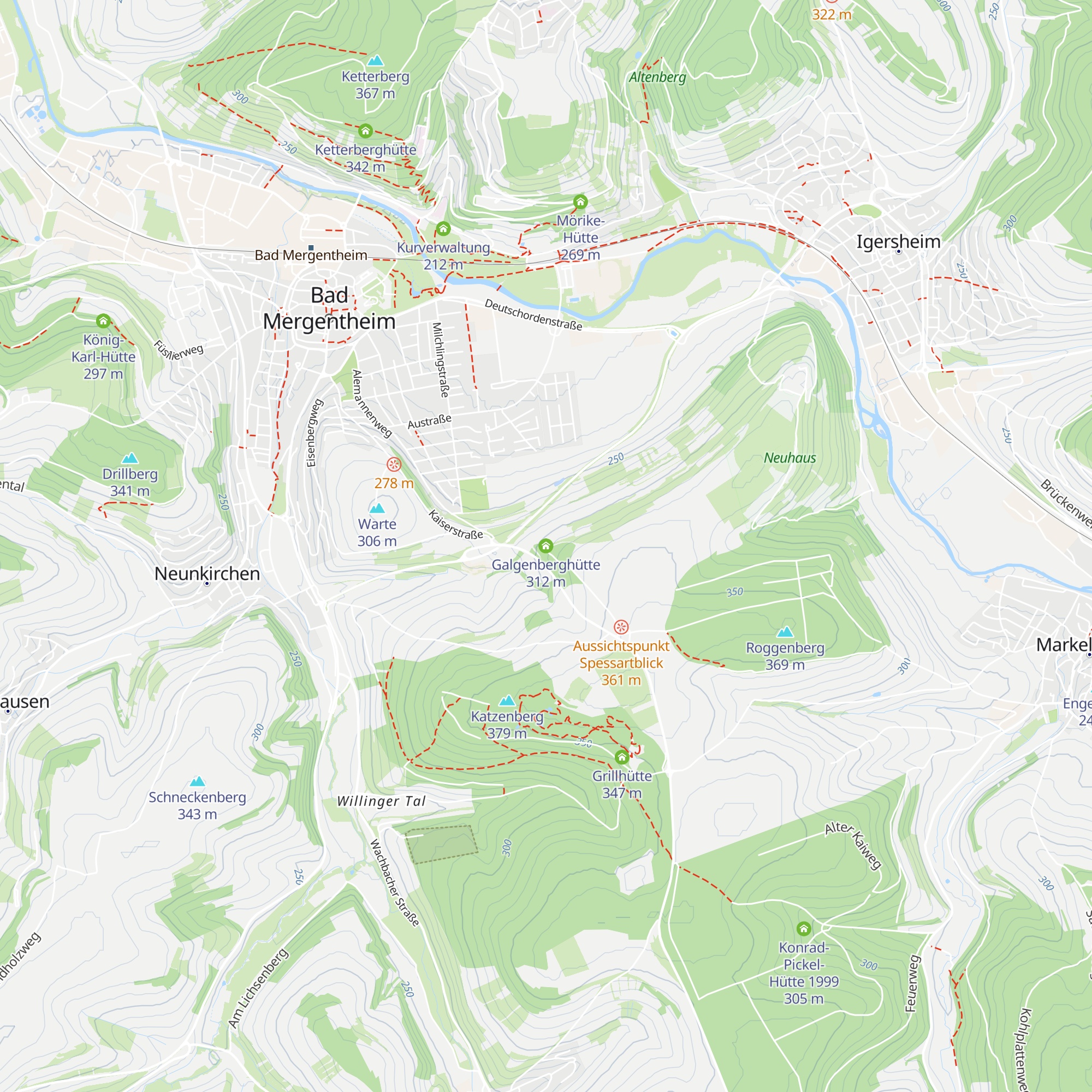 Galgenberghütte map