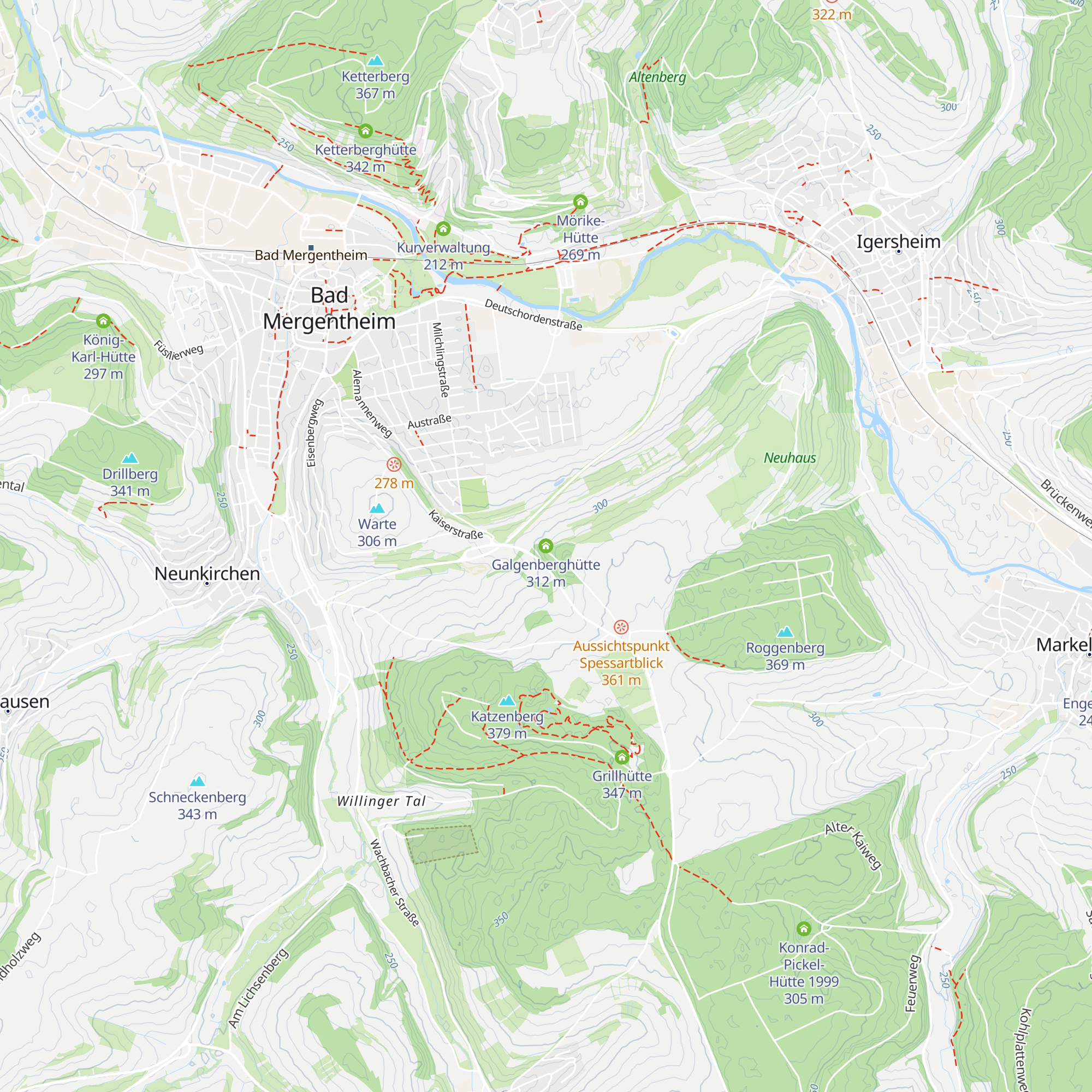 Galgenberghütte map