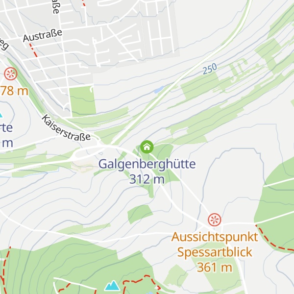 Map of Galgenberghütte