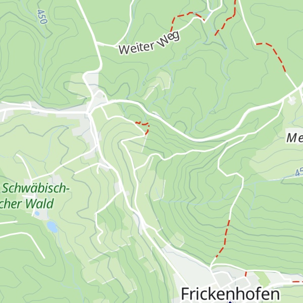 Map of Hohen Tannen