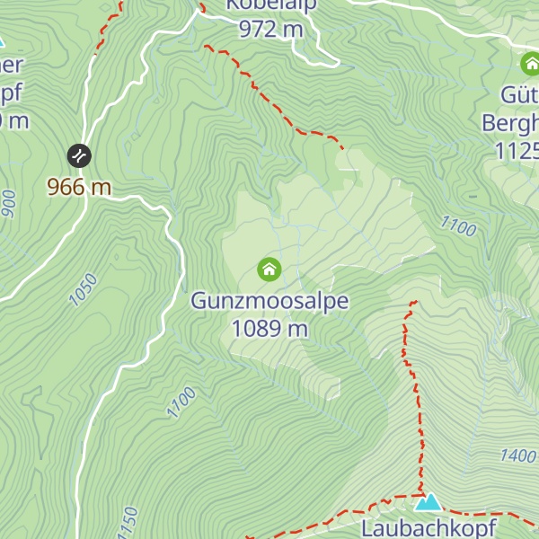 Map of Gunzmoosalpe