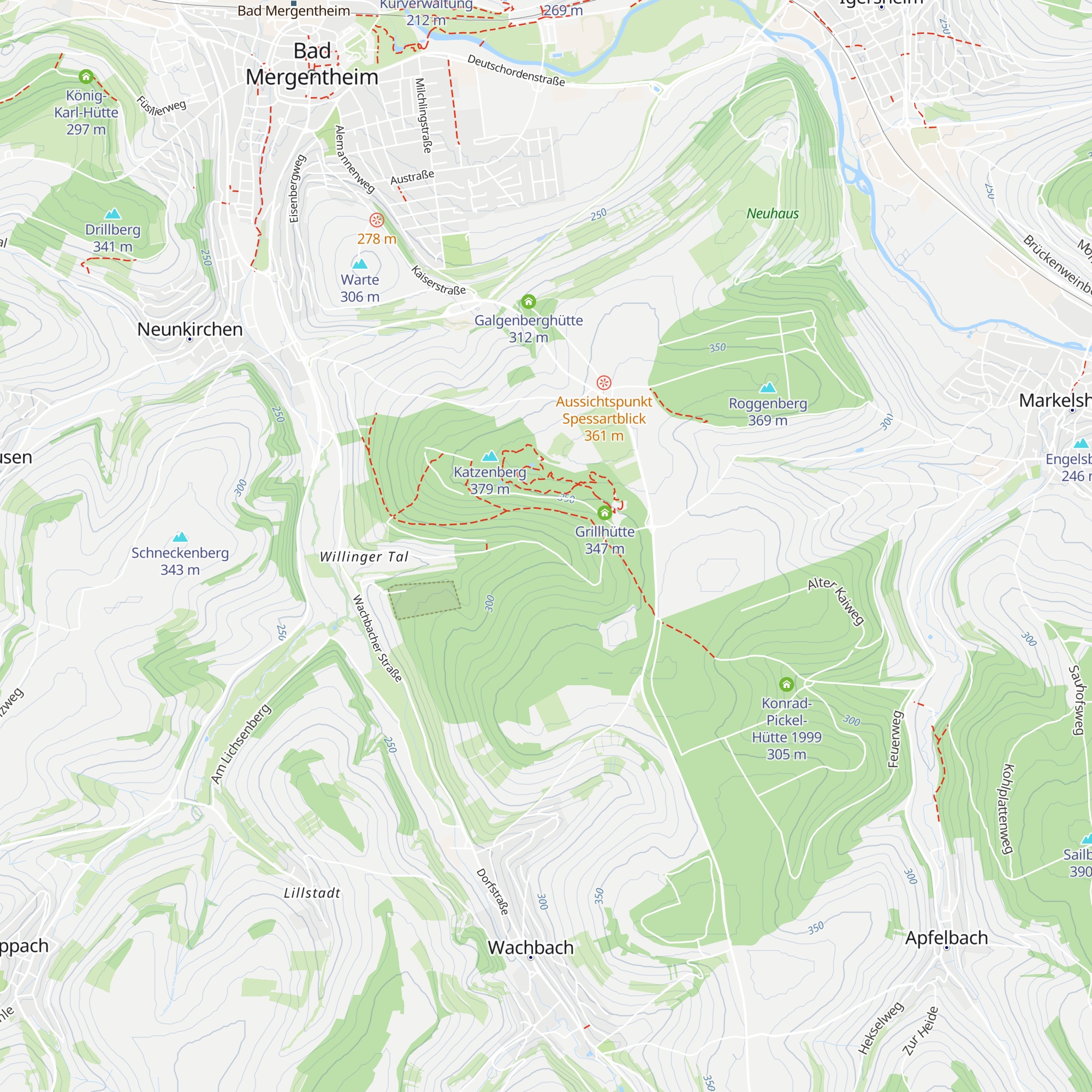Hubertushütte map