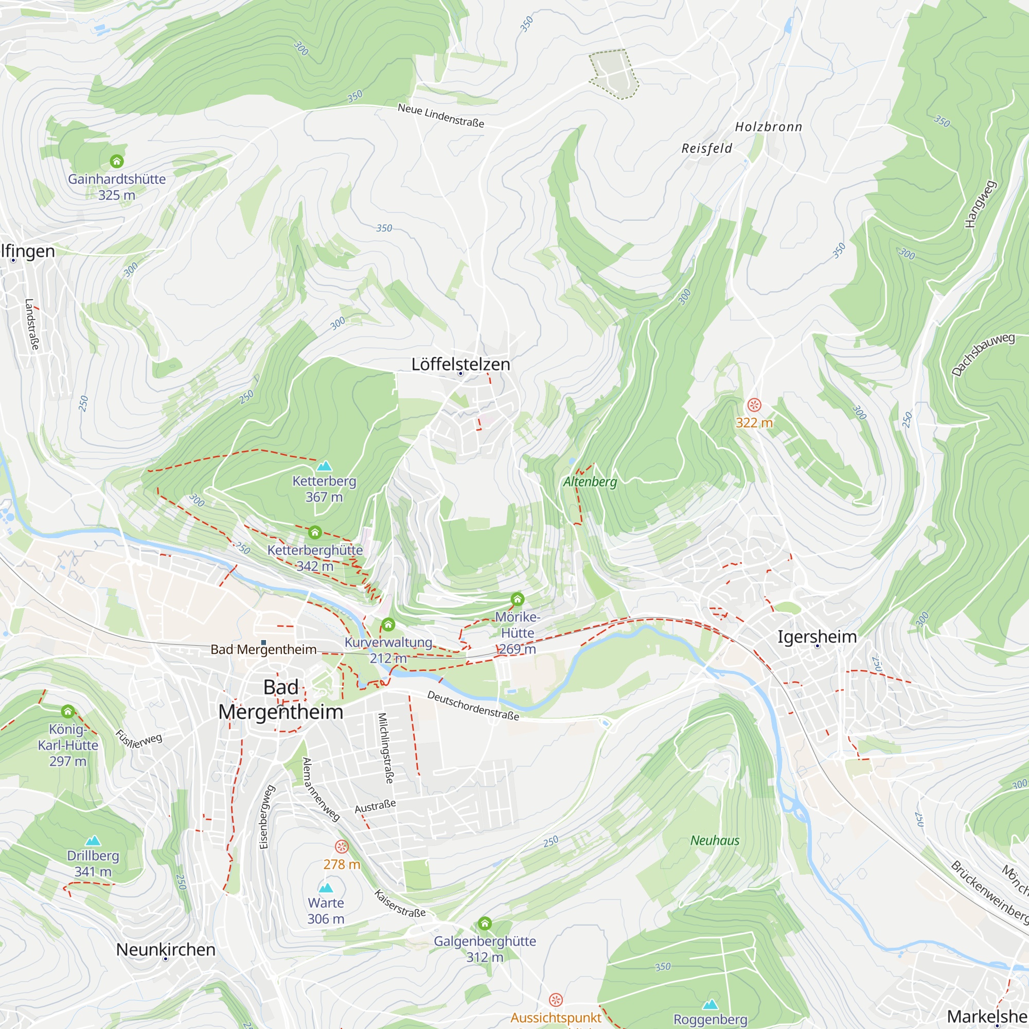 Arkau-Schutzhütte map