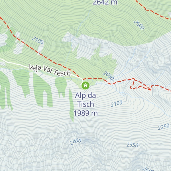 Map of Alp da Tisch
