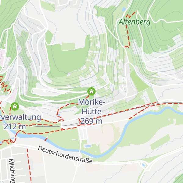 Map of Mörike-Hütte