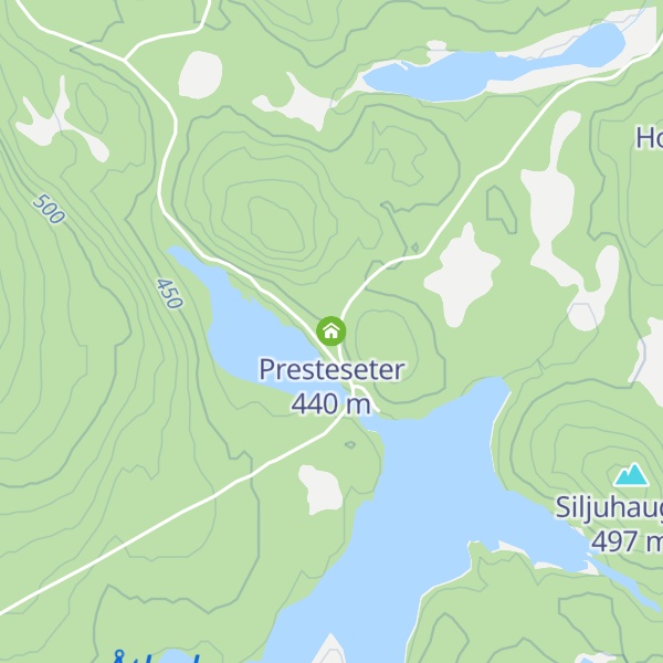 Map of Presteseter