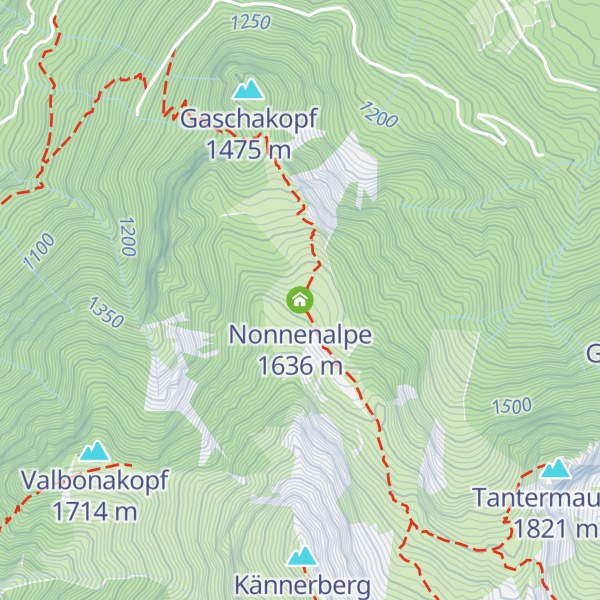 Map of Nonnenalpe