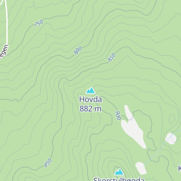 Map of Hovda