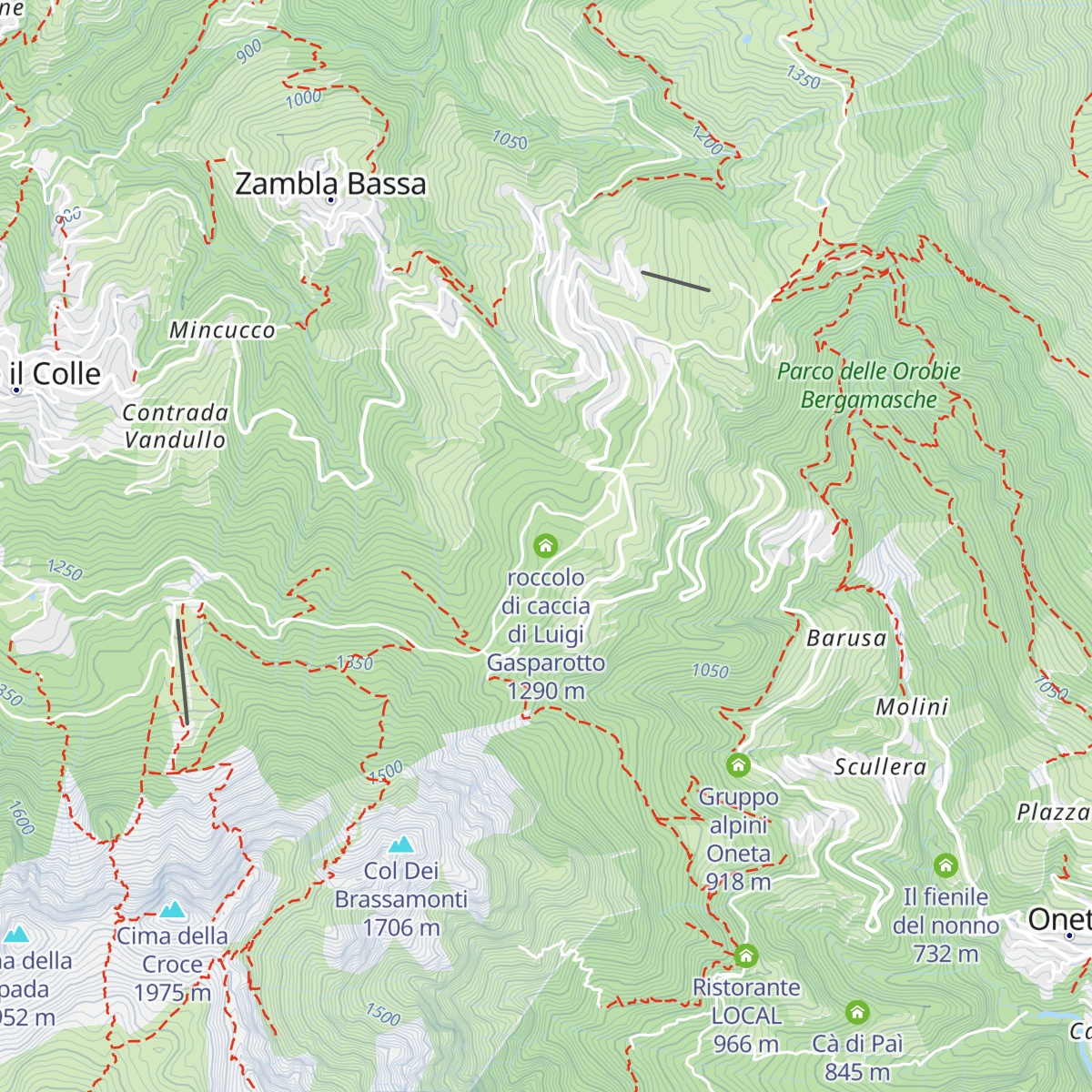roccolo di caccia di Luigi Gasparotto map