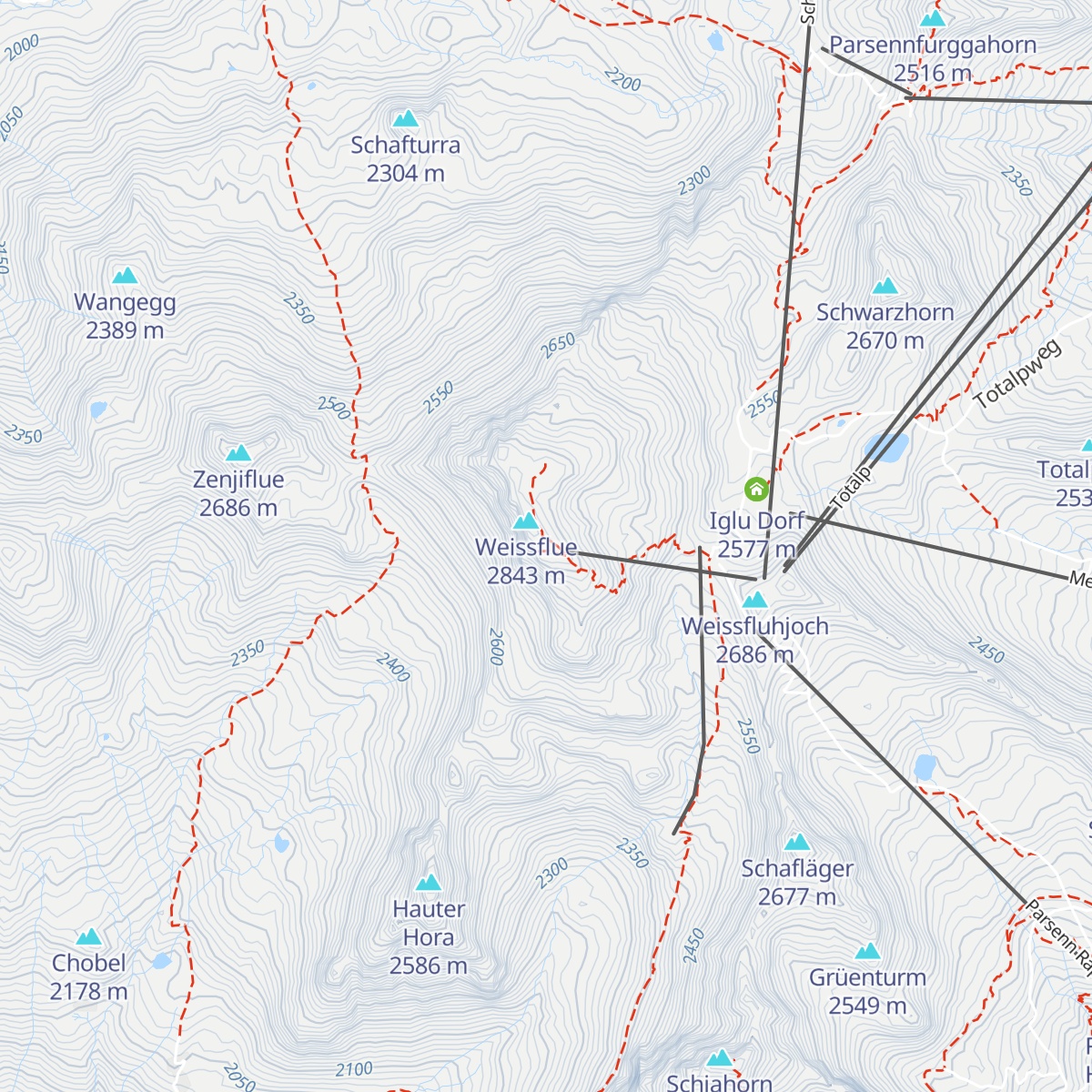 Der Gipfel map