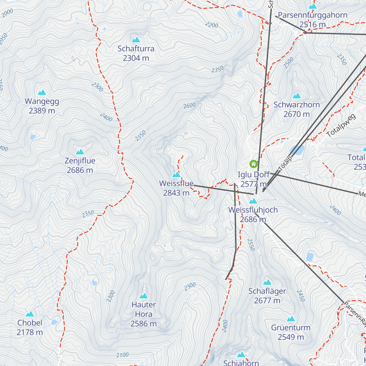 Der Gipfel map
