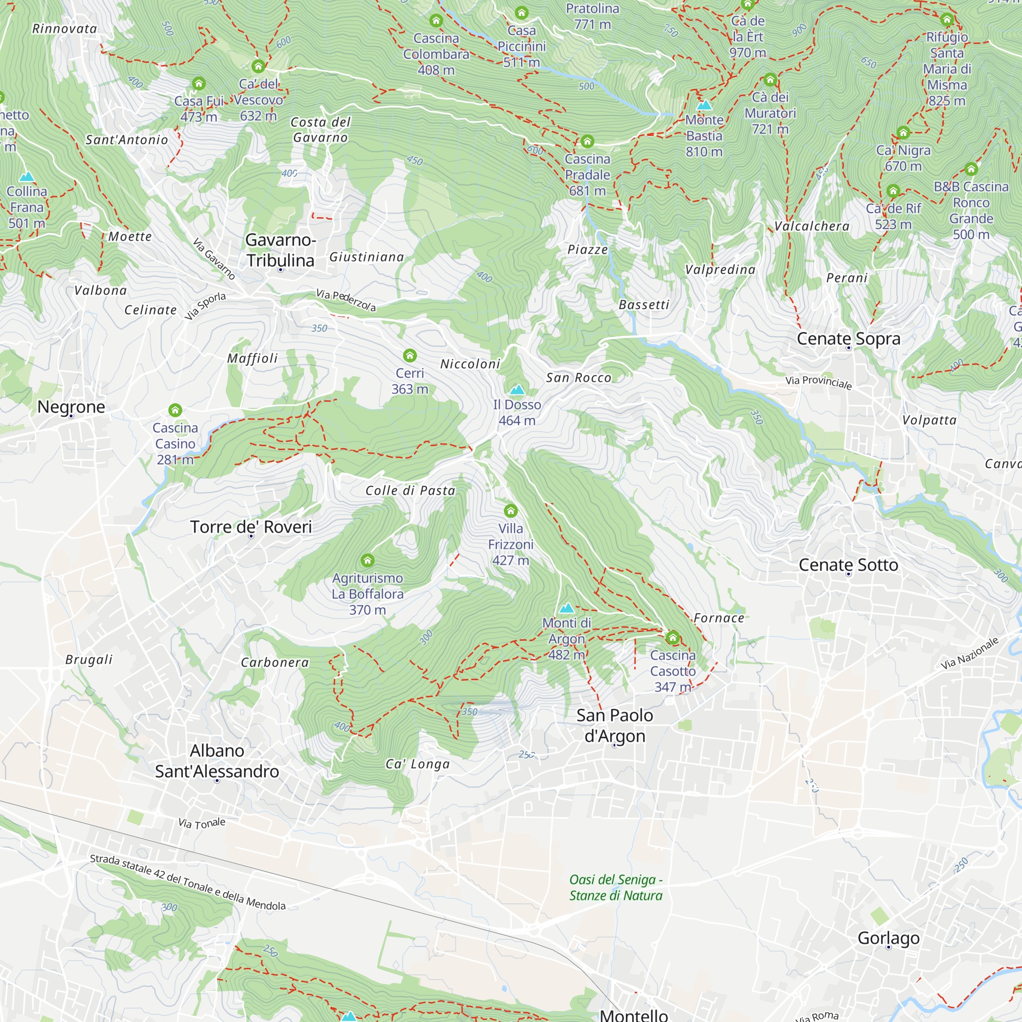 Villa Frizzoni map