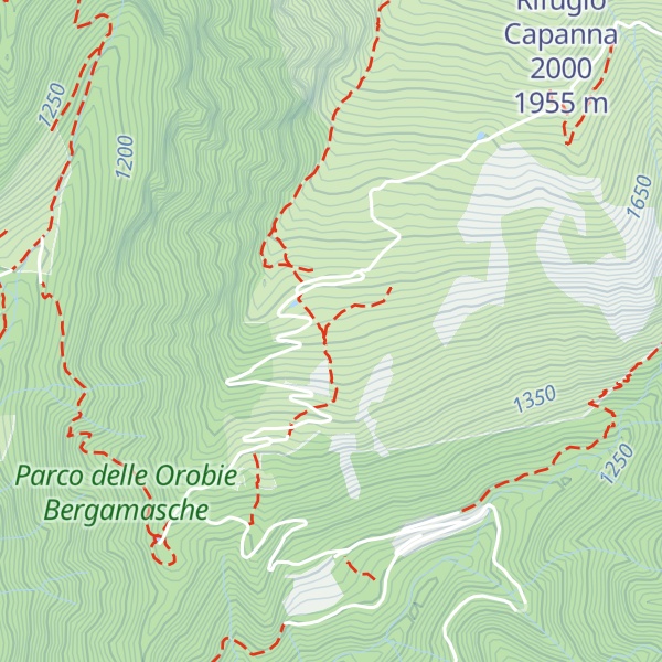 Map of Rifugio SABA Ca' Arera