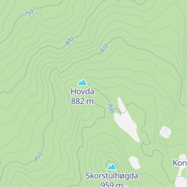 Map of Kvitberget