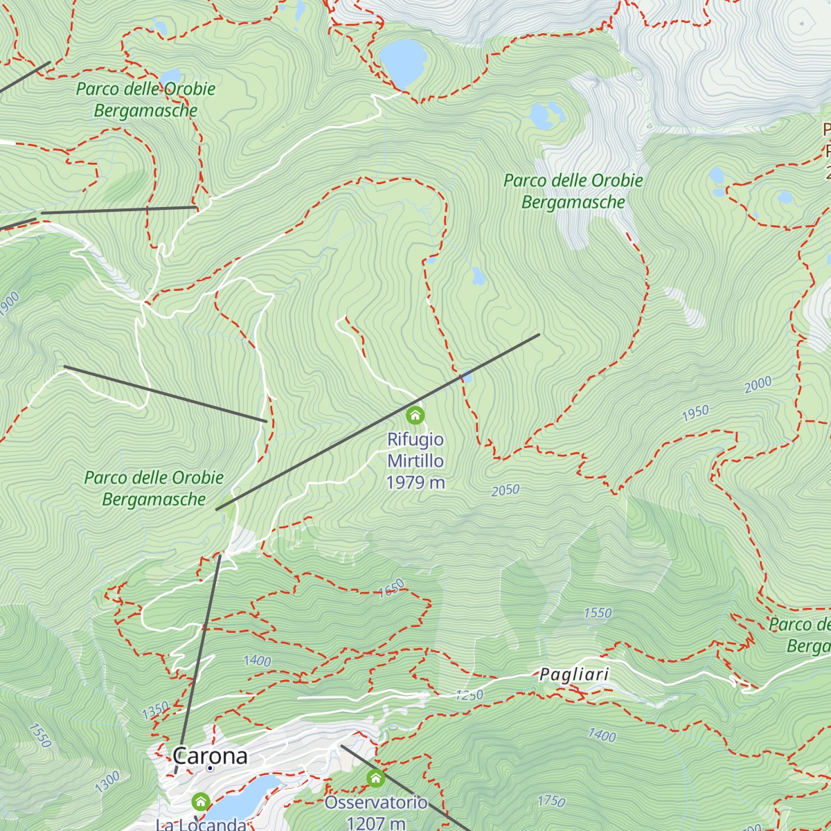Rifugio Mirtillo map