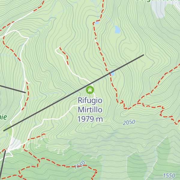 Map of Rifugio Mirtillo