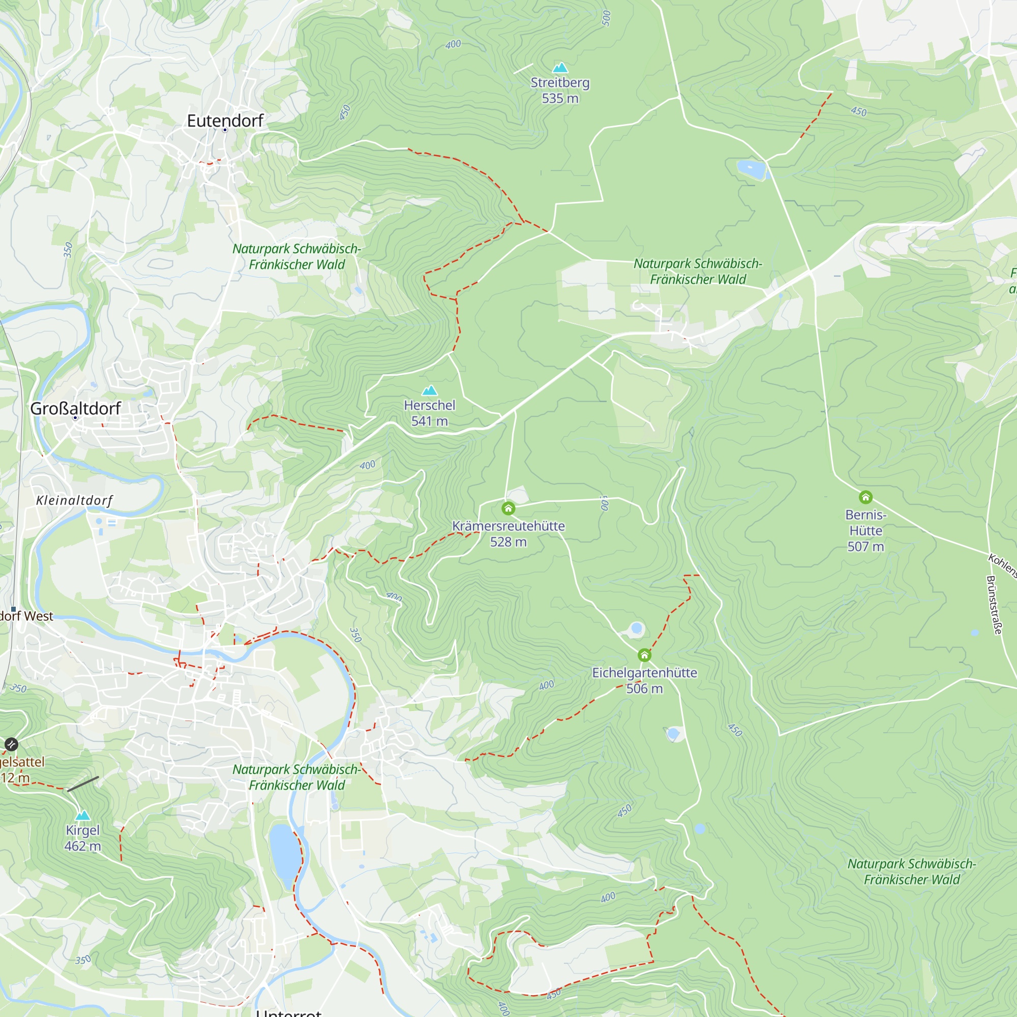 Krämersreutehütte map