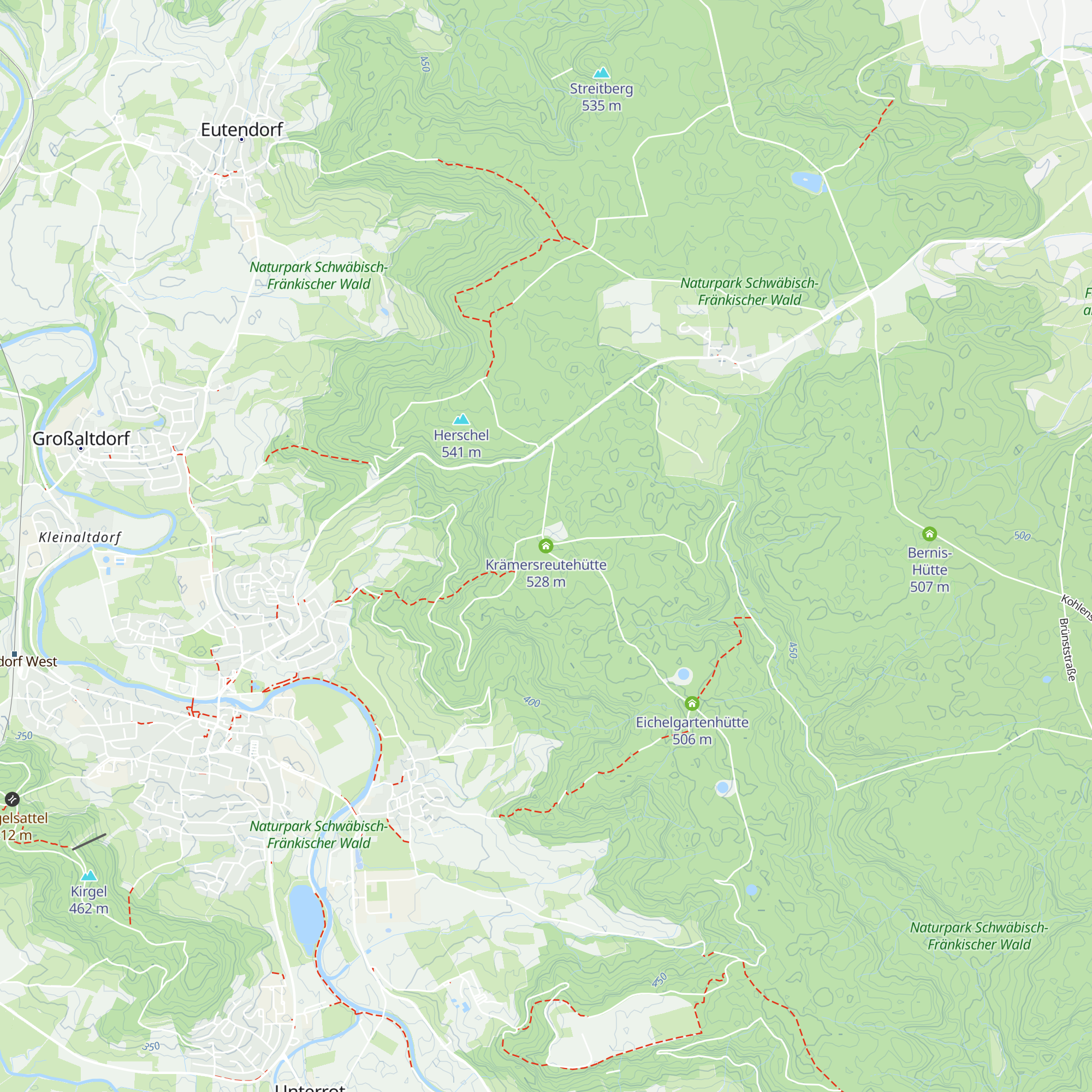 Krämersreutehütte map