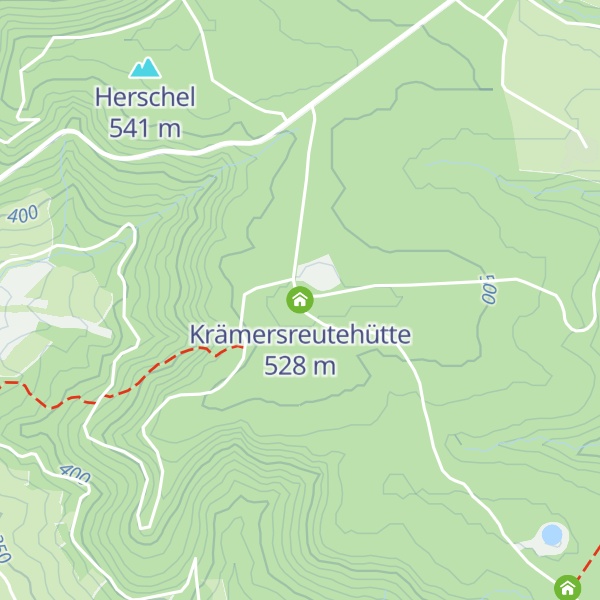 Map of Krämersreutehütte