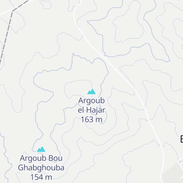 Map of Argoub el Hajar