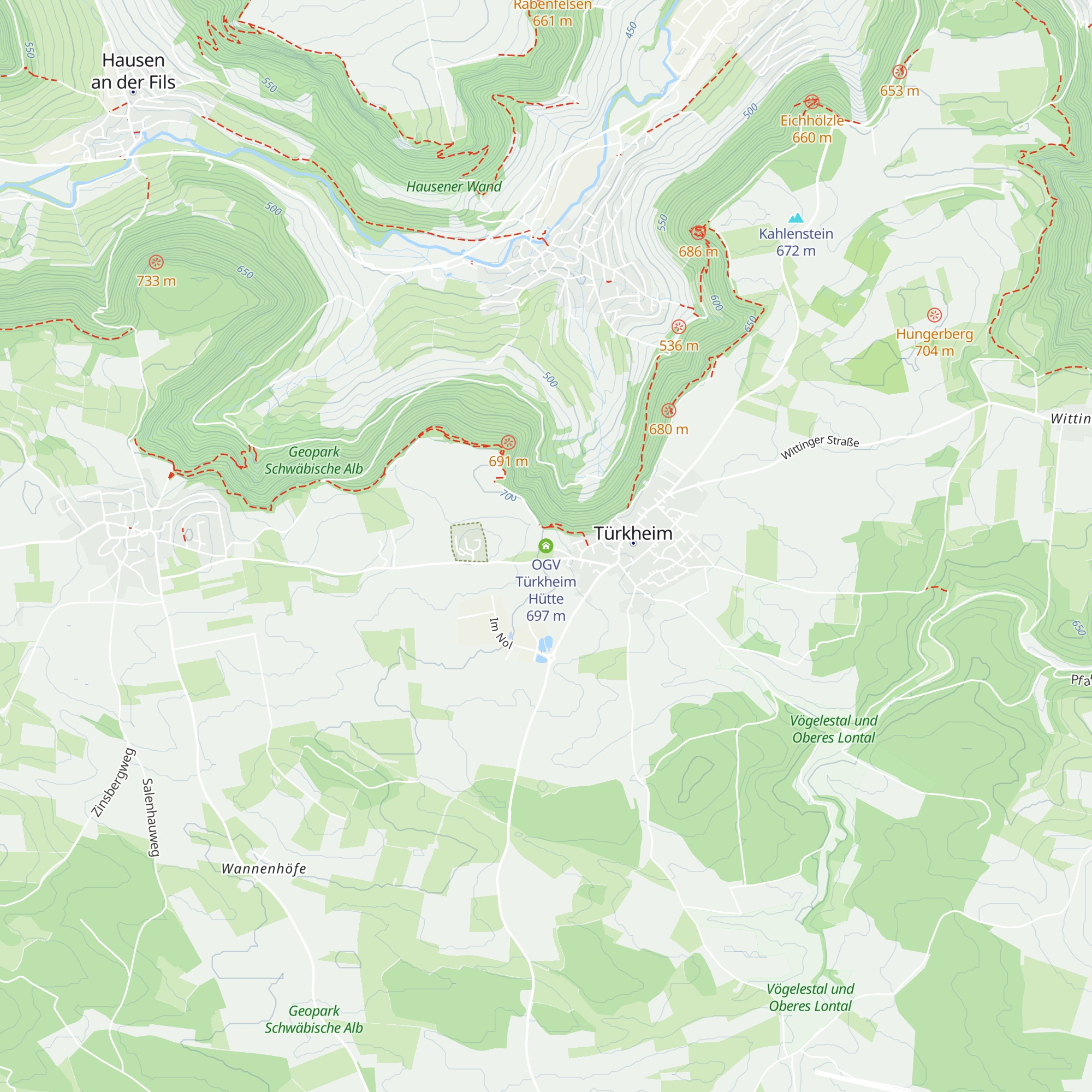 OGV Türkheim Hütte map