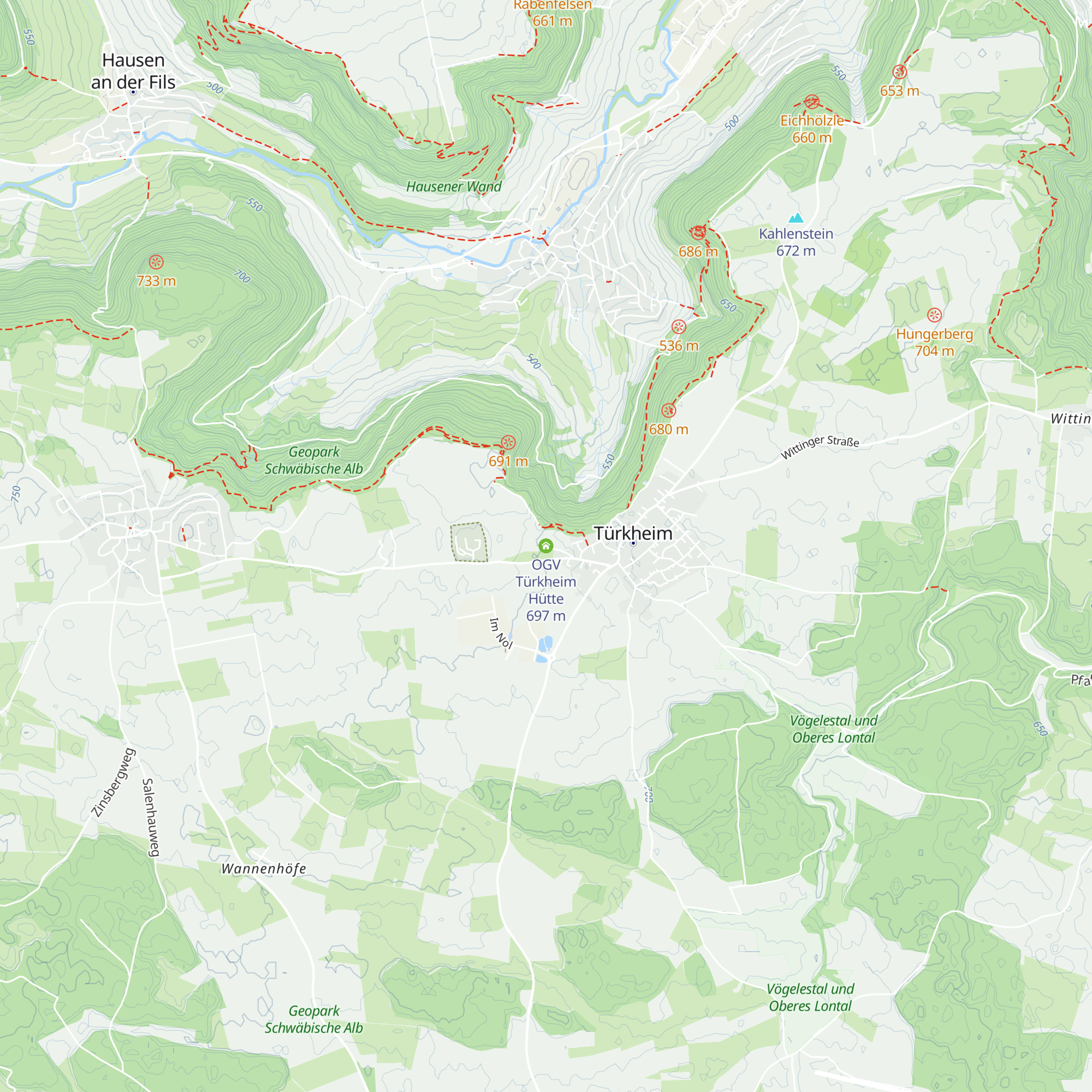 OGV Türkheim Hütte map