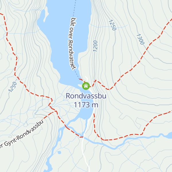 Map of Rondvassbu