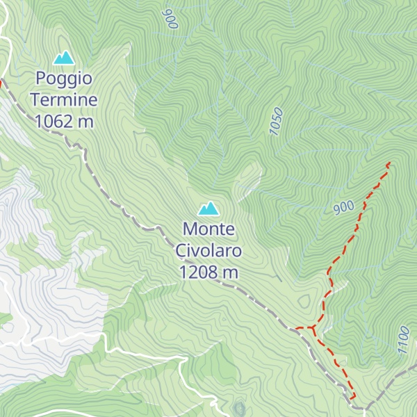 Map of Monte Civolaro