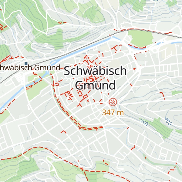 Map of Münsterbauhütte "Heilig Kreuz"