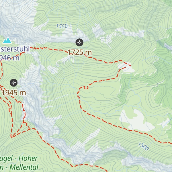 Map of Alpe Hintermellen