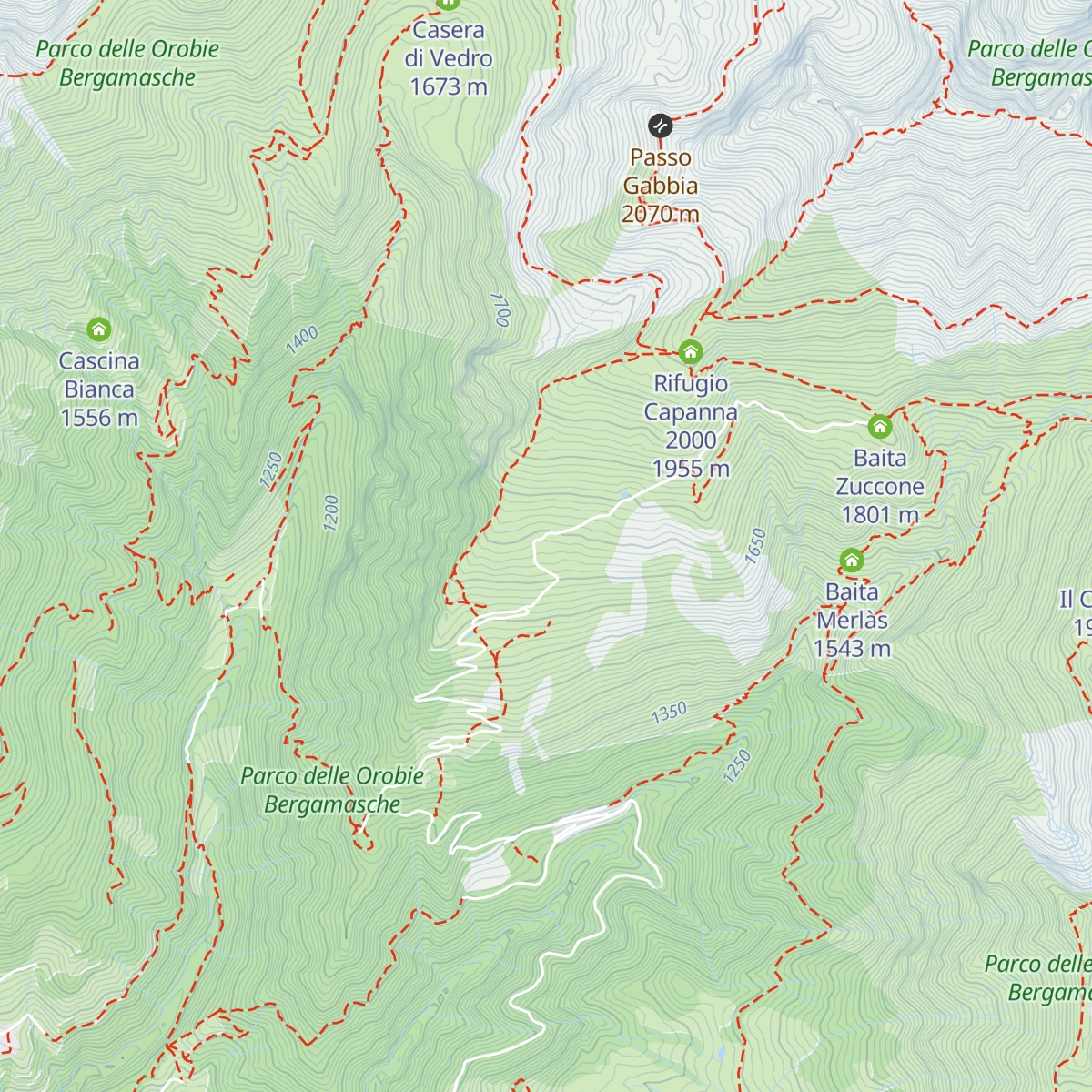 Cascina Coppi map