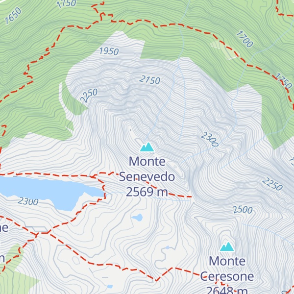 Map of Monte Senevedo