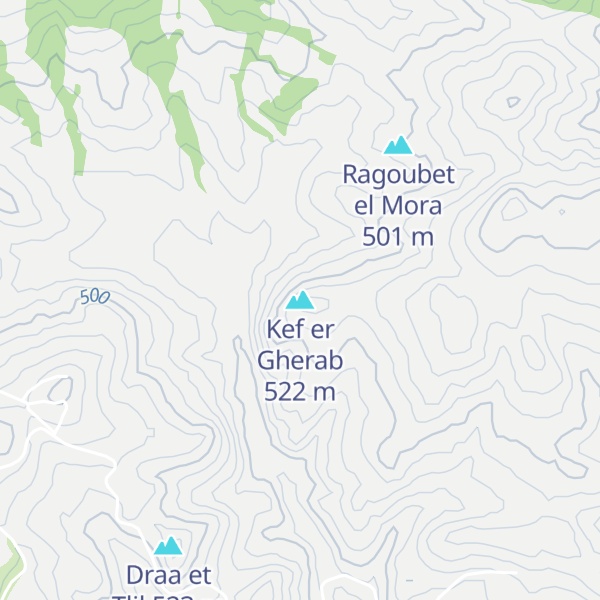 Map of Kef er Gherab