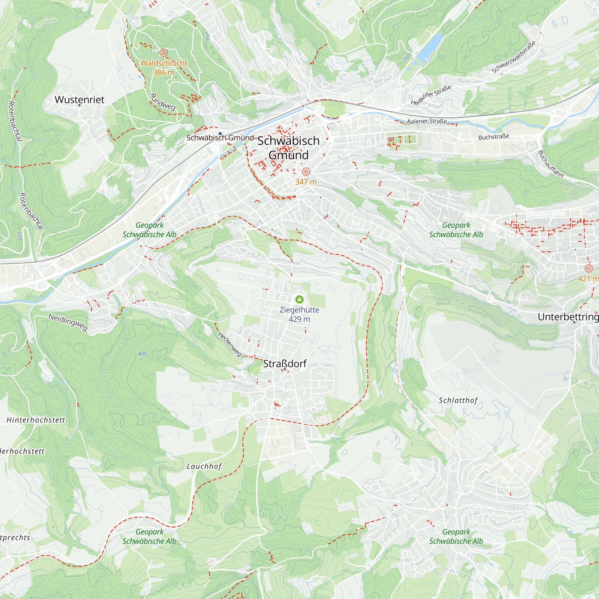 Ziegelhütte map